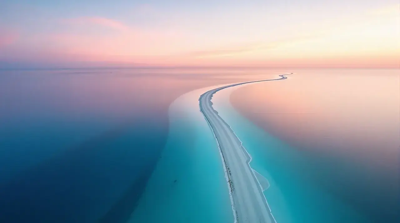 沙洲黄昏