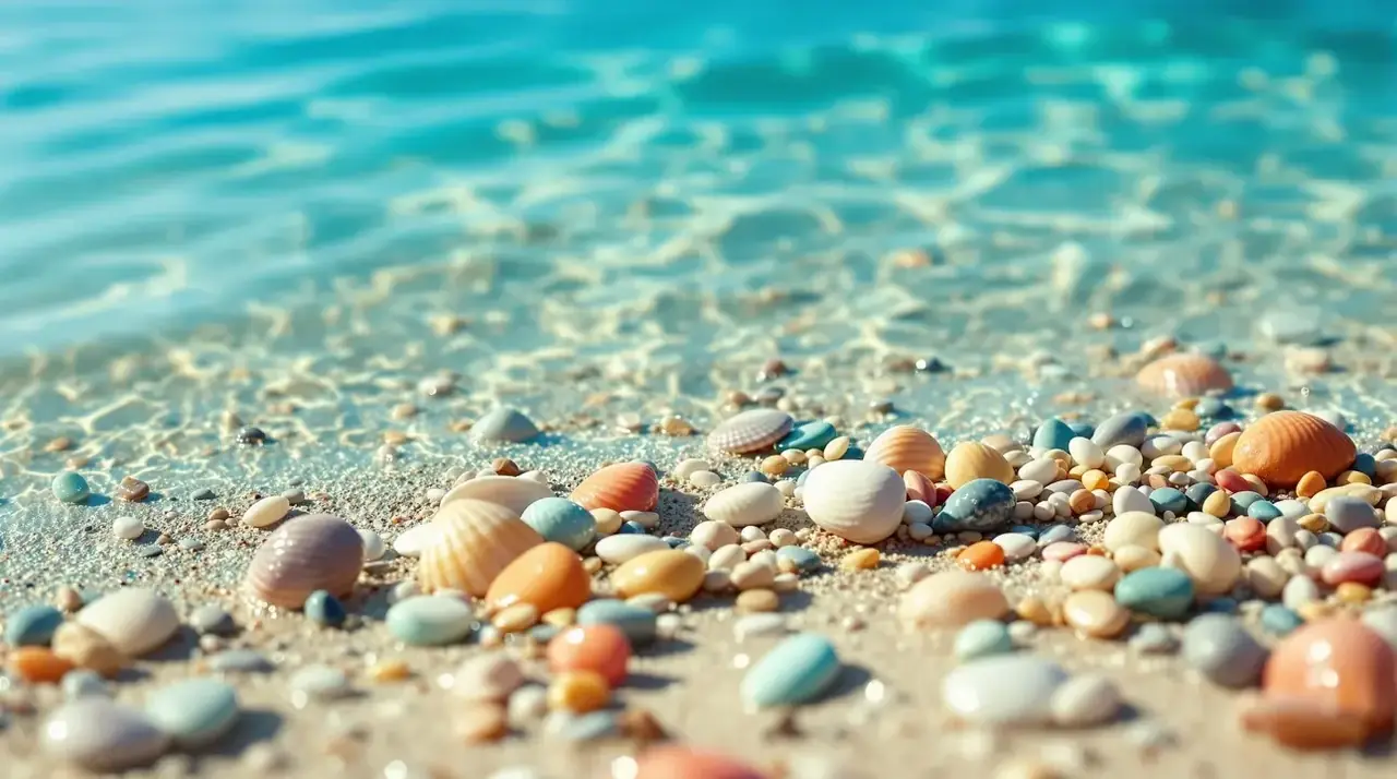 浅湾拾贝